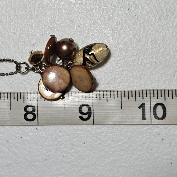 Boho Beaded Pendant Necklace MultiColor Shell Charms Beach Core Fashion Jewelry - Picture 6 of 6